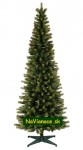 moderné úzke vianočné stromčeky TUJE z 3d ihličia