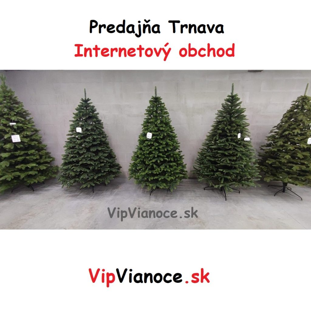 predaj umelých vianočných stromčekov v Trnave